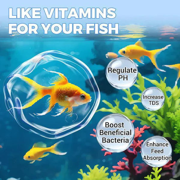 Aquarium Water Purification Tablets – Safe for All Fish - 1 to 2 Pills per 10L | Buy 1 Get 1 Free